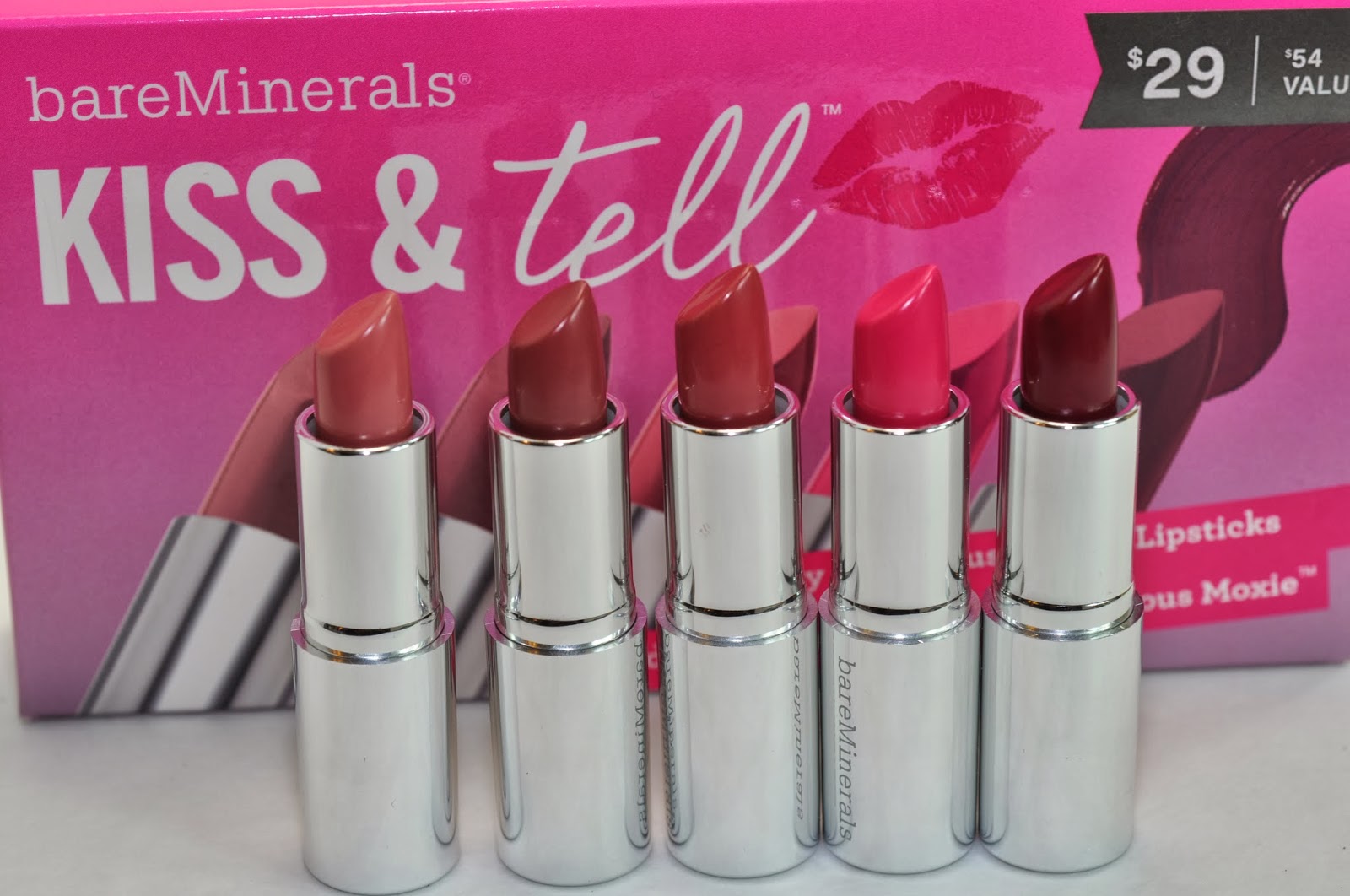 Video Post bareMinerals Holiday 2013 Collection Swatches, Review and