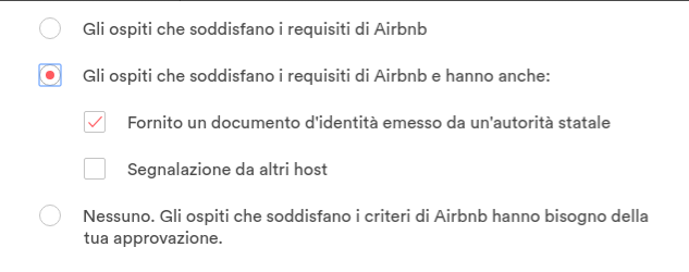 documenti ospiti airbnb