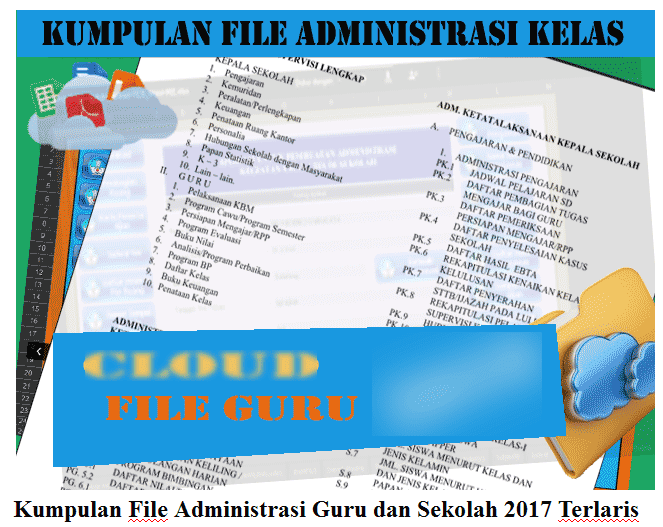 Contoh File Administrasi Guru dan Sekolah 2017 Terlaris