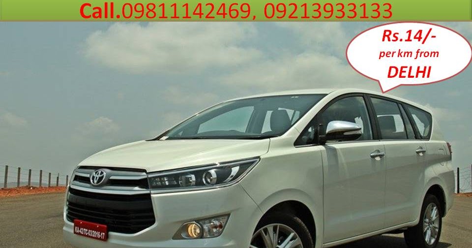 INNOVA CRYSTA HIRE FROM DELHI