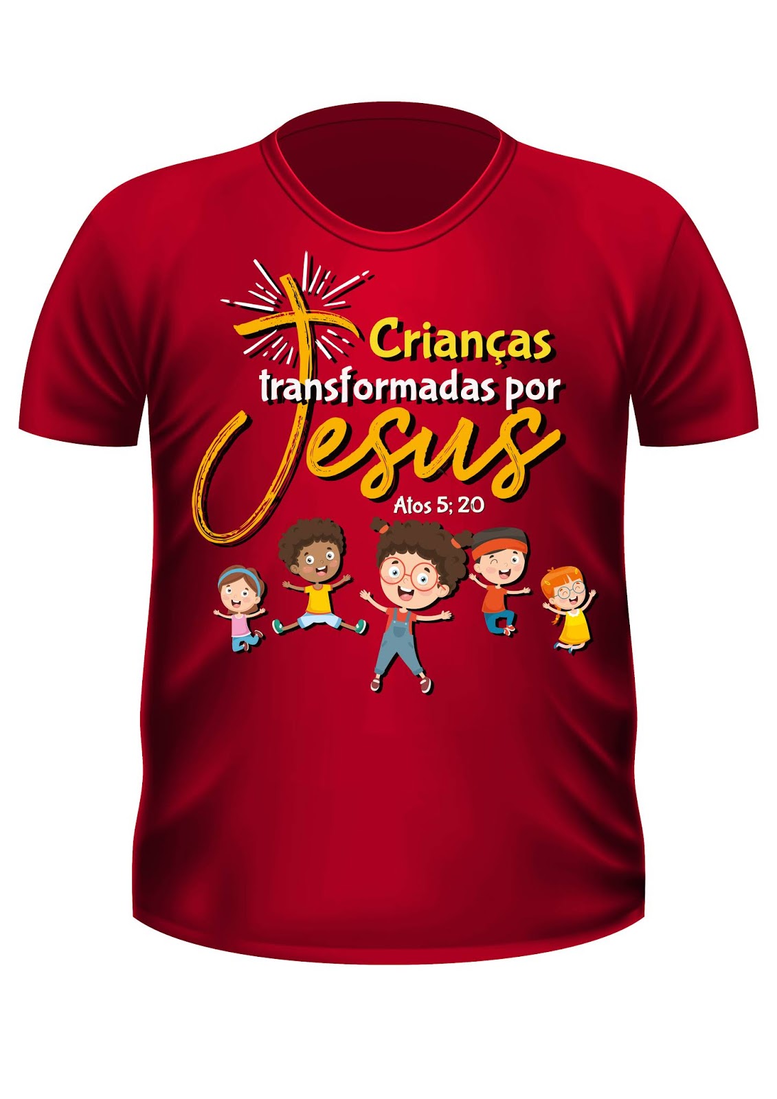 camisa personalizada ministério infantil