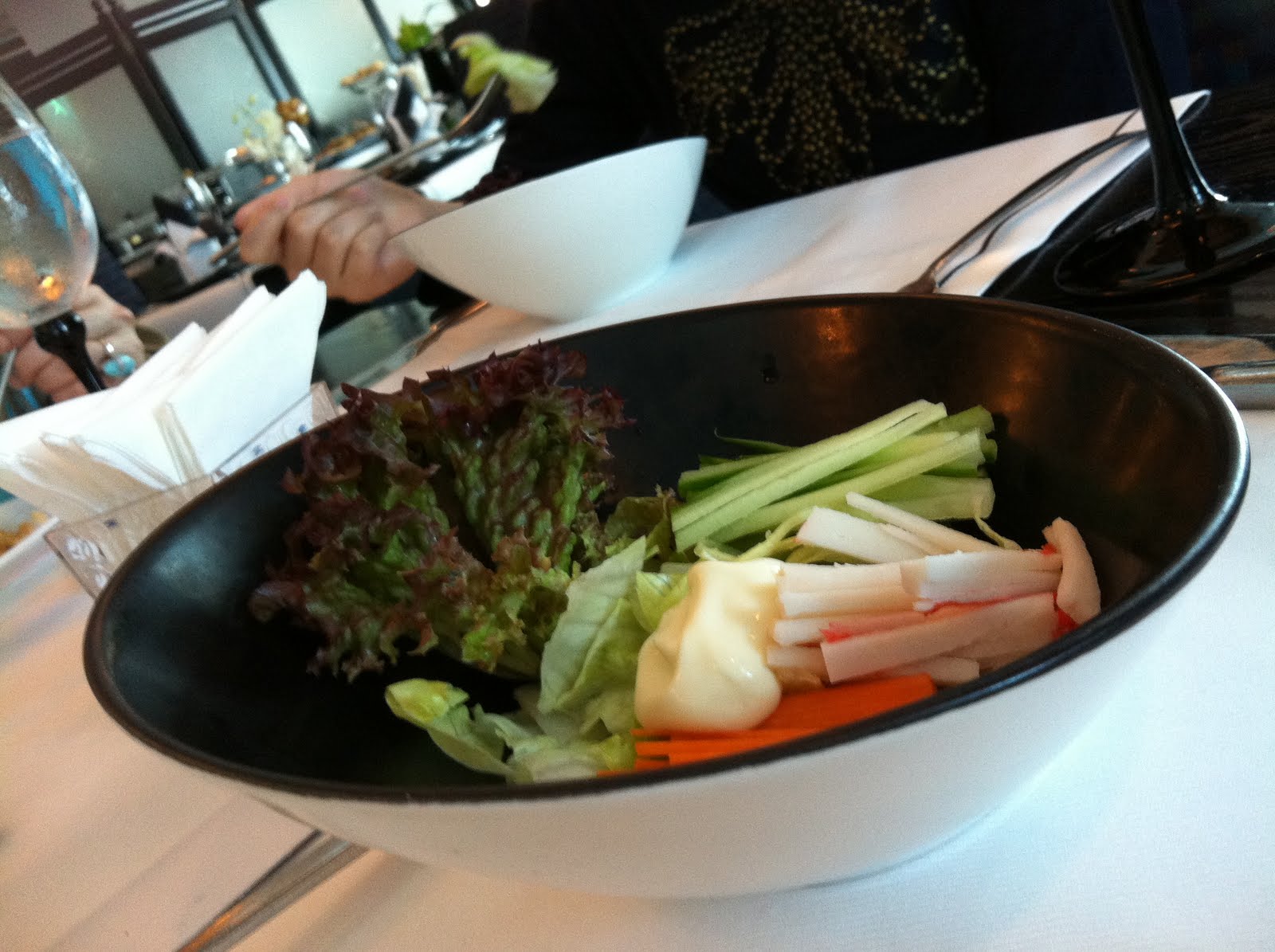 Qatar Culture Club CHOPSTICKS Restaurant in Wyndham Hotel An unusual