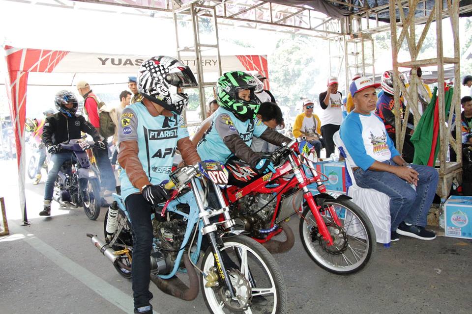 Ribuan Warga Musi Banyuasin Antusias Saksikan Adu Cepat BAF Drag Race dan Drag Bike