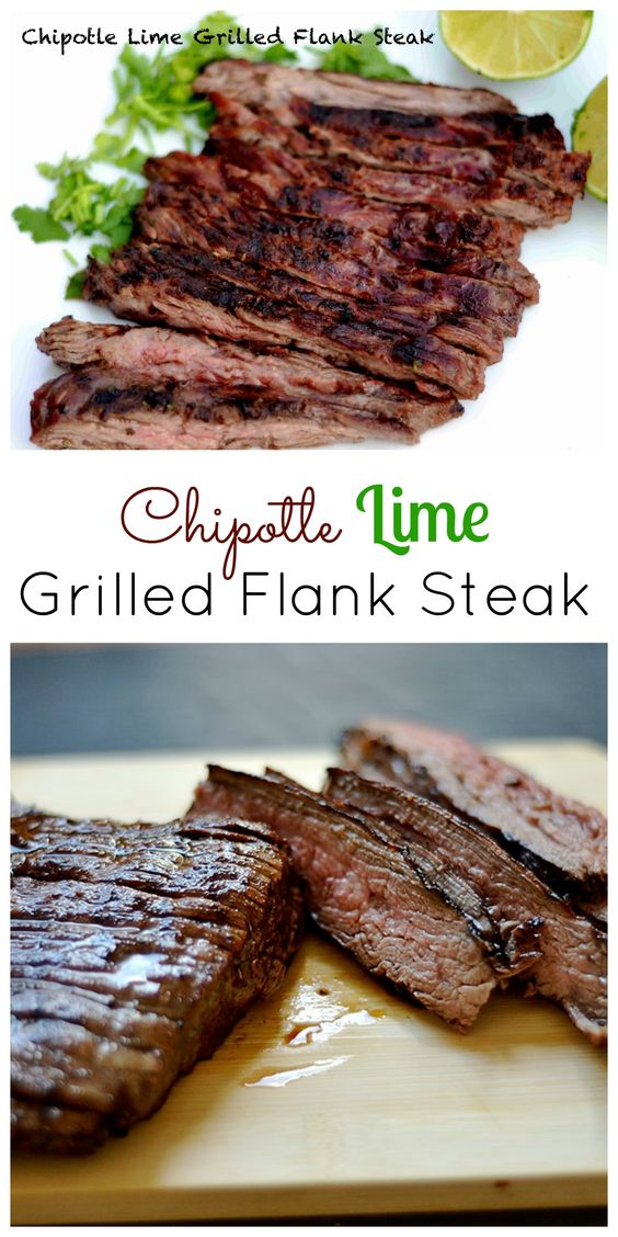 CHIPOTLE LIME GRILLED FLANK STEAK #chipotle #lime #grilled #flanksteak #steak #lunchrecipes #lunchideas CHIPOTLE LIME GRILLED FLANK STEAK #chipotle #lime #grilled #flanksteak #steak #lunchrecipes #lunchideas