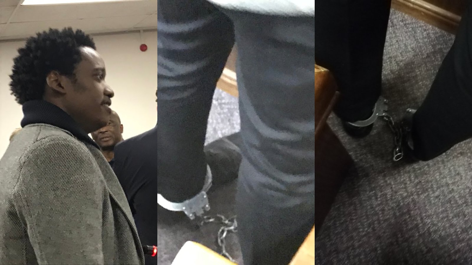 Image result for Zuma's son charged with corruption in ankle chains