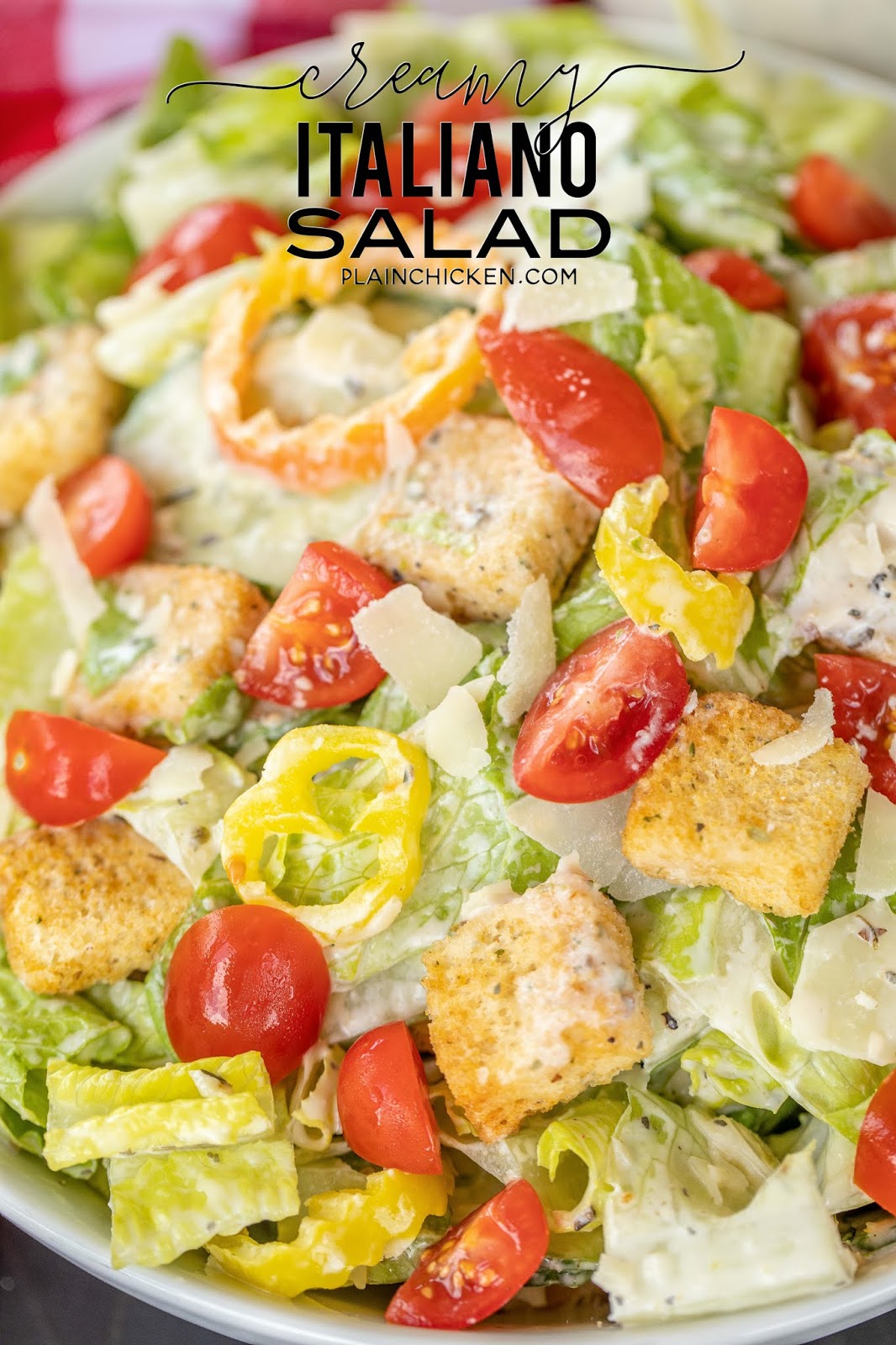 Creamy Italiano Salad Plain Chicken®