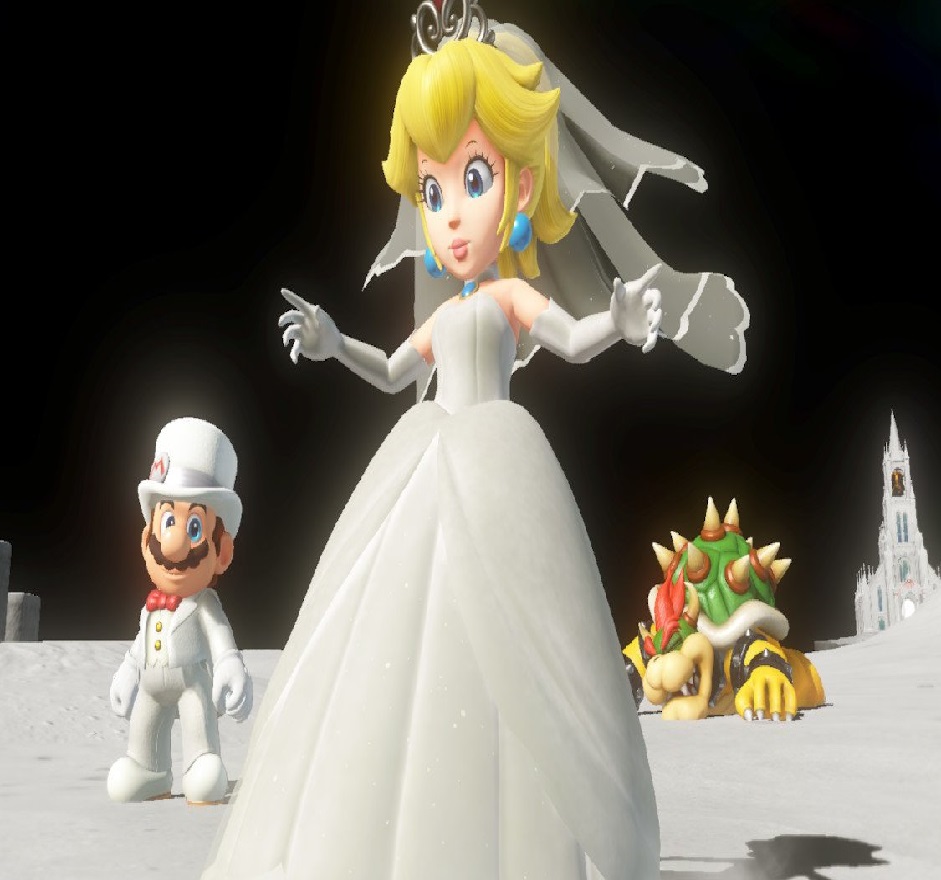 Princess Peach Mario Odyssey Wedding