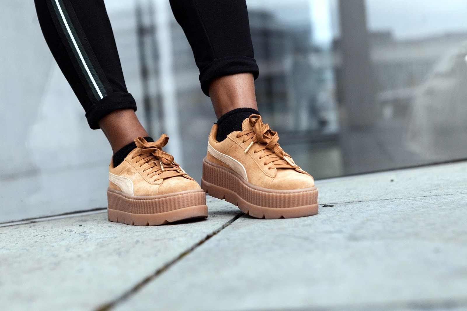 puma creepers outfit