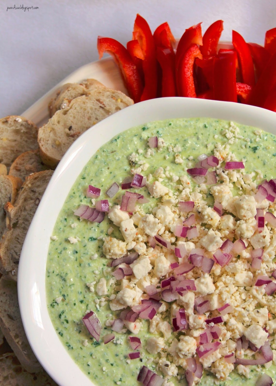 Jo and Sue Kale and Feta Dip