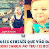 18 frases geniais que vão dar confiança ao teu filho