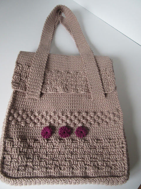 dk cotton crochet bag