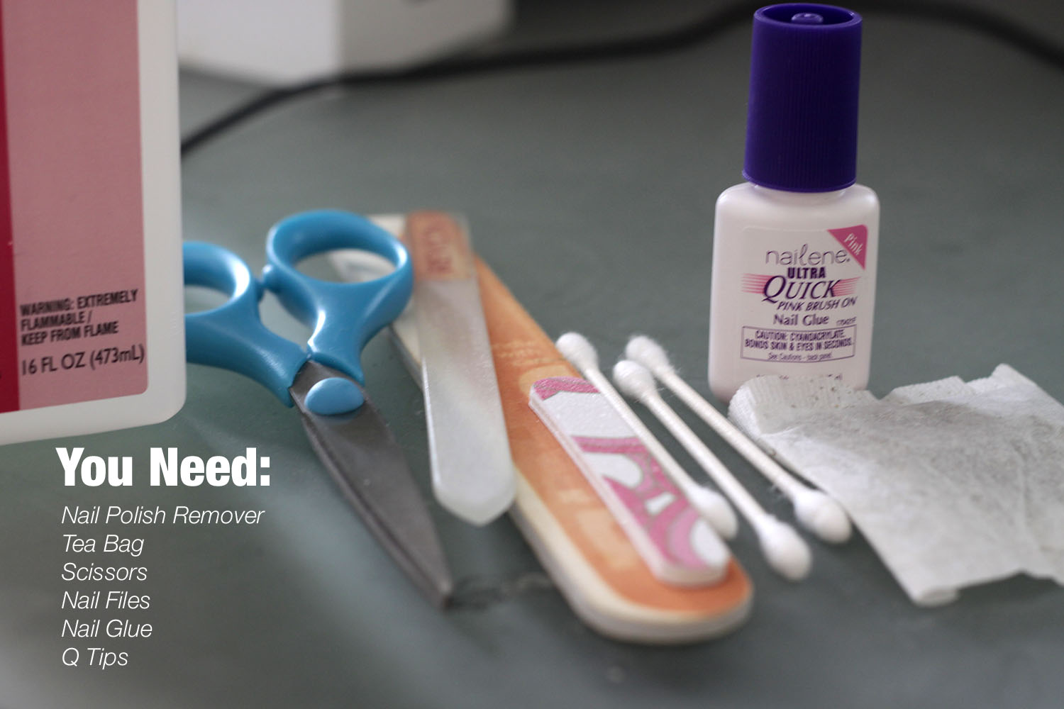 Adorn Me DIY Tea Bag Nail Wrap