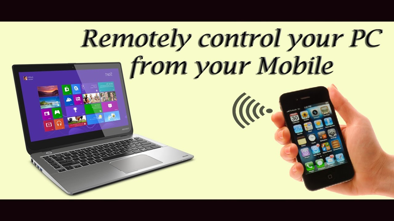 How To Control Your Laptop - PC With Your Android Mobile Phone - Techslodge