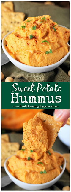 Sweet Potato Hummus Pin Image