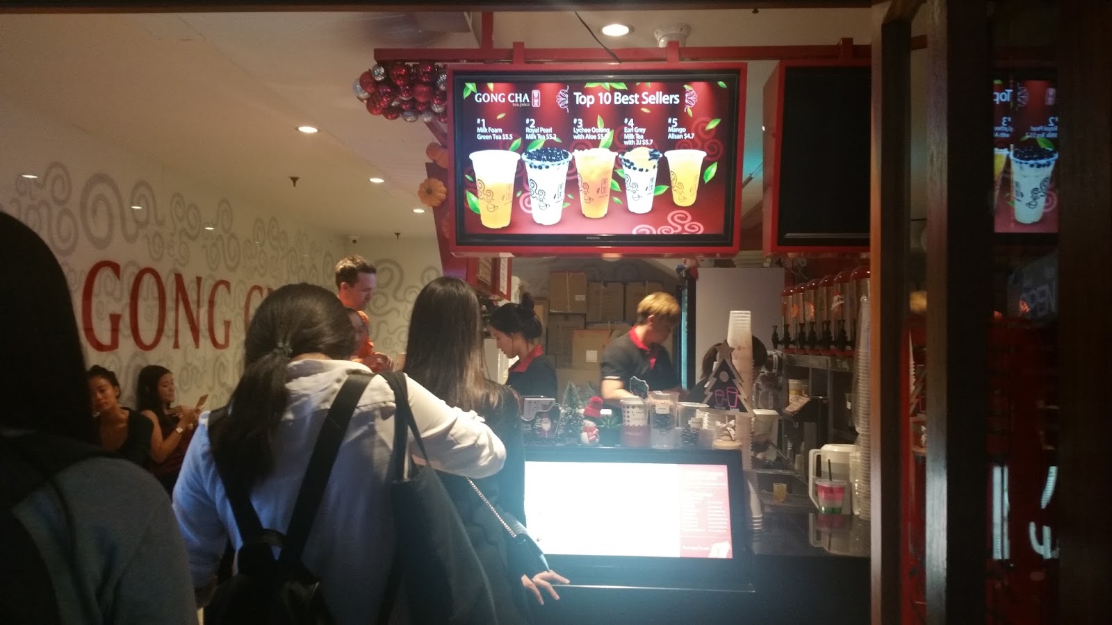 Espresso & Matcha Gong Cha Brisbane CBD