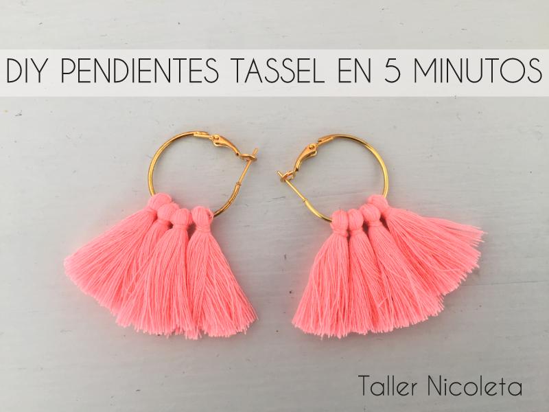 Pendientes DIY 5 minutos | Manualidades