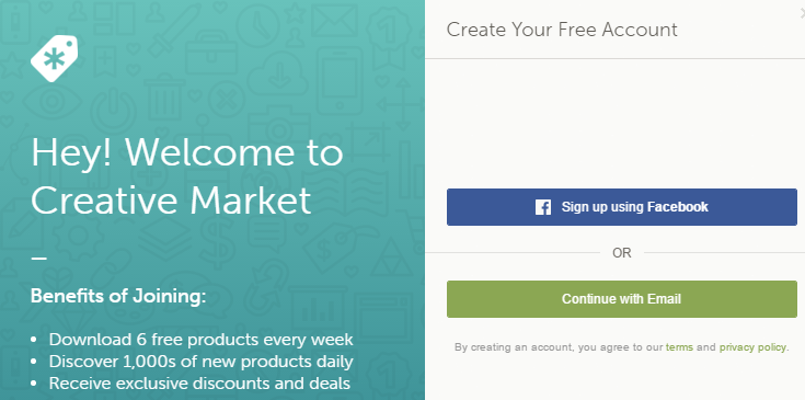 Pengalaman Daftar Dan Beli Produk Di Creativemarket Dot Com News