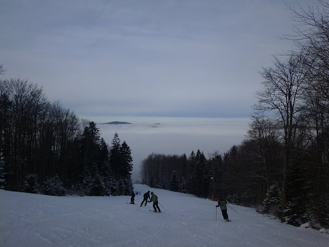 Morze mgieł ze Śnieżnicy.