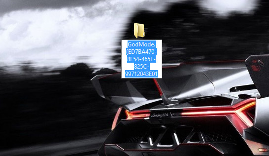 God Mode on Windows 10