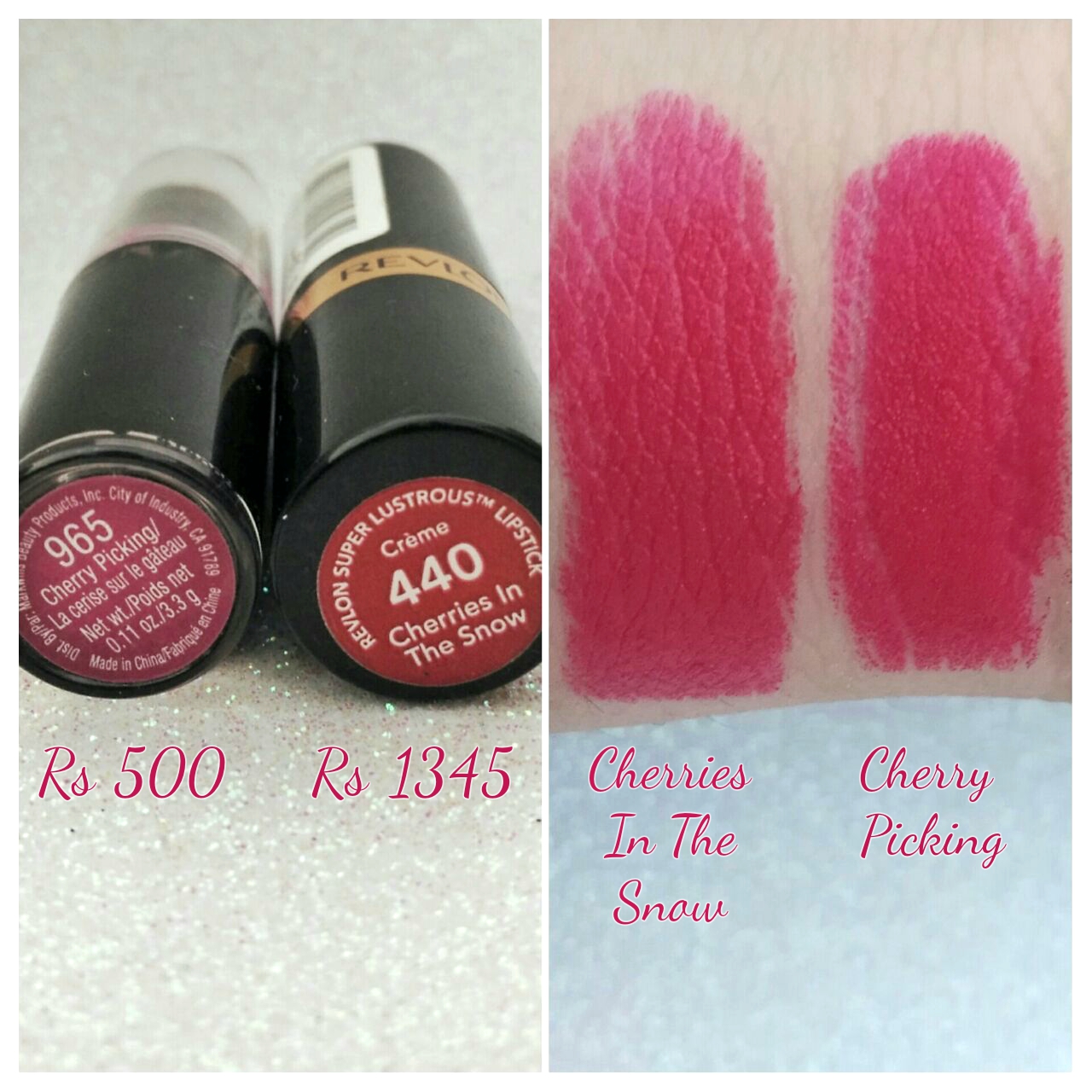 Mahnoor's Lounge Revlon Cherries In The Snow Lipstick Dupe