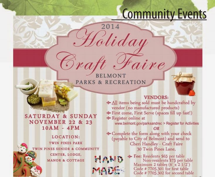 musettes Belmont Holiday Craft Fair , Nov 2223 Join musettes at the