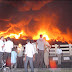 कानपुर - शहर के दक्षिण में भीषण आग से लाखों का नुकसान