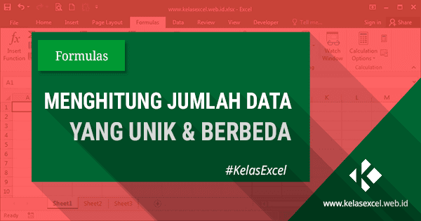 Menghitung Jumlah Data Unik Yang Berbeda Di Excel Menghitung Jumlah Data Unik Yang Berbeda Di Excel