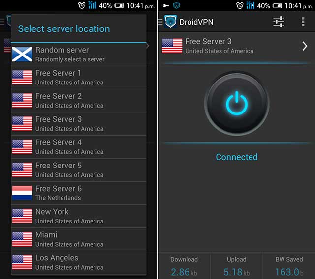 aplicación para internet Gratis ilimitado para Android