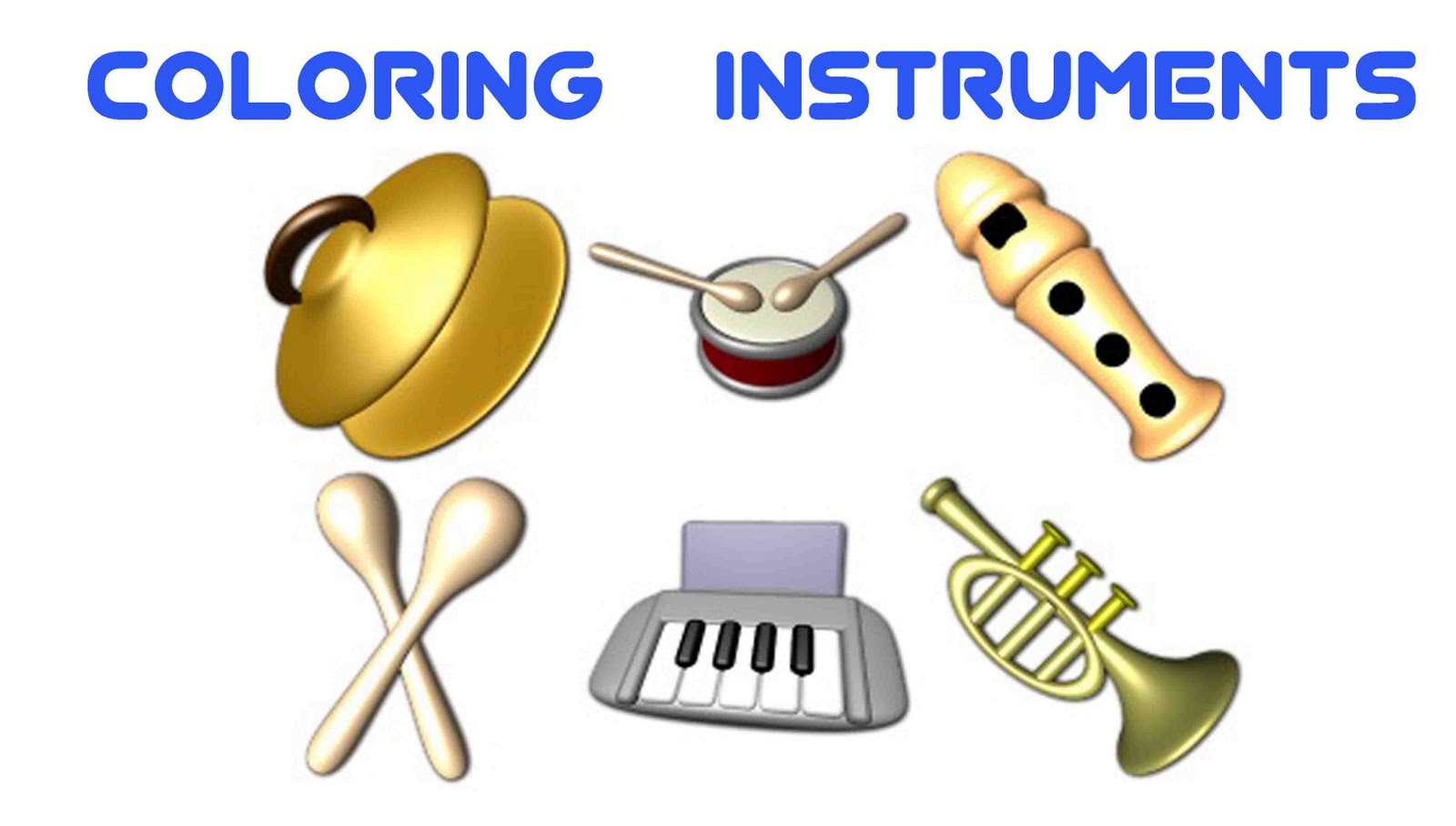 European Musical Portfolio: COLORING INSTRUMENTS