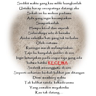 Pantun Kecewa Sama Pacar