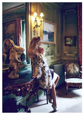 Erin Heatherton goes naked in Elle Russia magazine December 2013 by Koray Birand