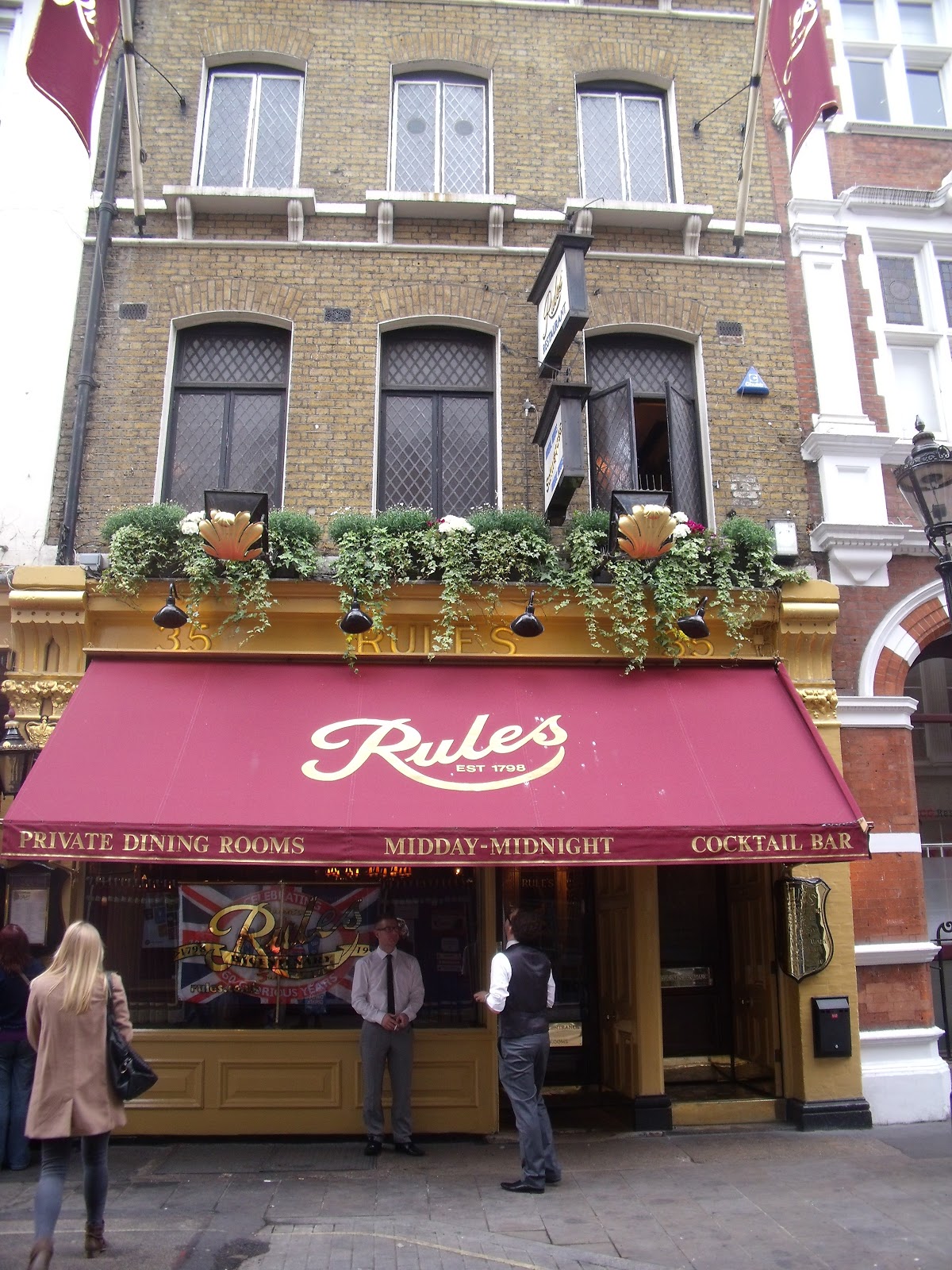 After60 thenext10 Part 2 70 and onwards Rules restaurant