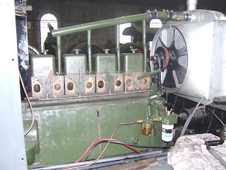 The right hand side of the engine on 16th July 2016