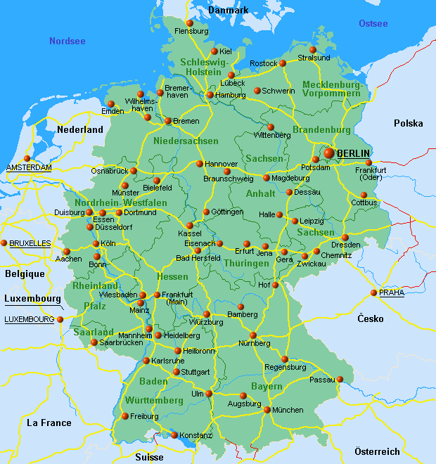 Karta Sydvästra Tyskland | Karta 2020
