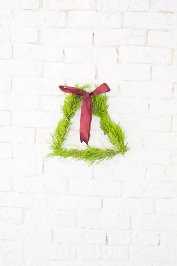 Como hacer una corona de Navidad DIY