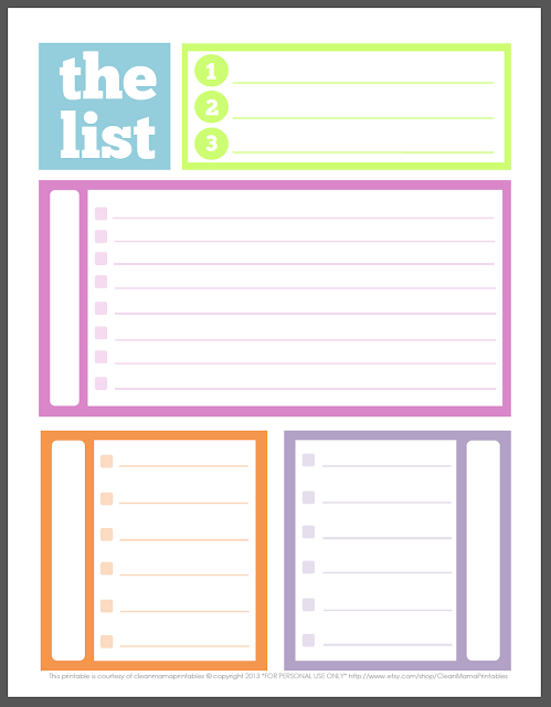 http://www.cleanmama.net/2013/01/3-free-printable-to-do-lists-to-jumpstart-your-productivity.html