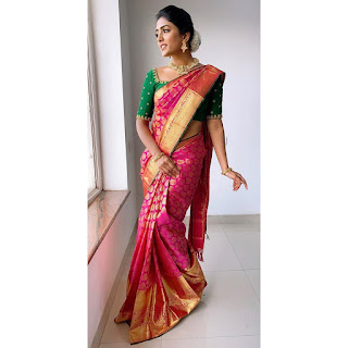 Eesha Rebba Beautiful Traditional Saree Photos Eesha Rebba Beautiful Traditional Saree Photos