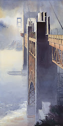 michael reardon watercolor bridge golden artist gate south anchorage 145th perspective society american architecture exhibition annual gg flattered learn very