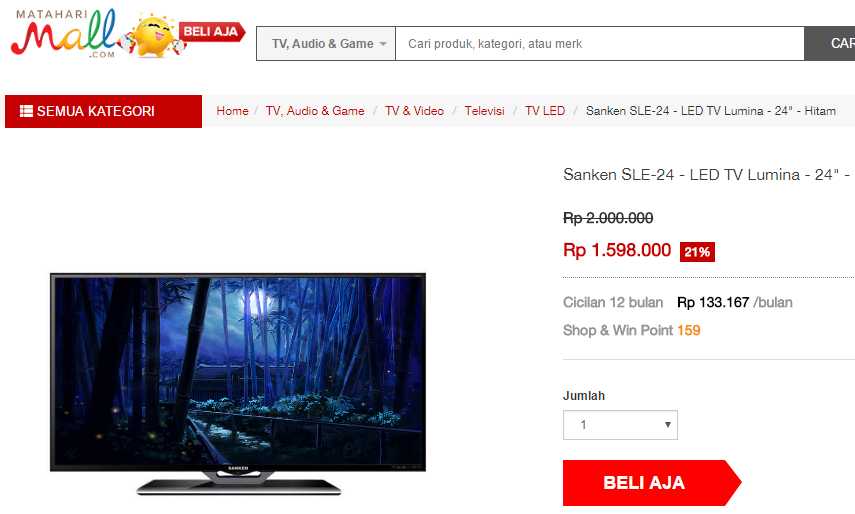 tv led murah berkualitas harga 1 jutaan tv led murah berkualitas harga 1 jutaan