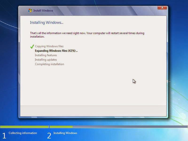 Instal Windows 7