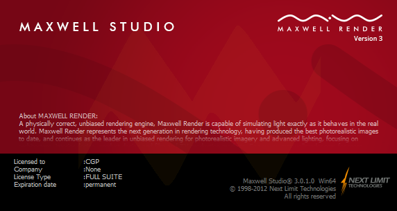 Maxwell Render Suite 3.0.1 Maxwell Render Suite 3.0.1