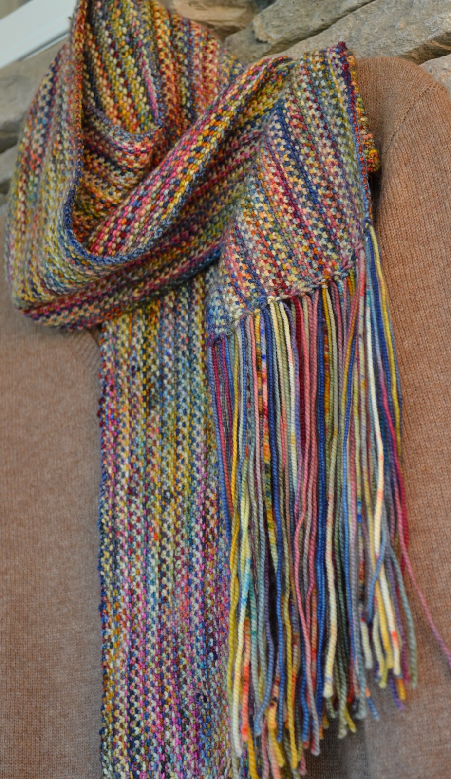 Knitting on Cloud IX: a year end scarf