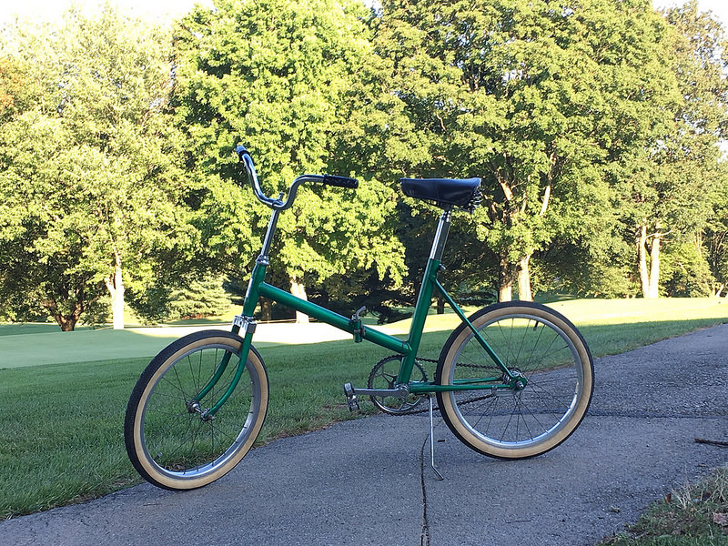 vintage folding bike