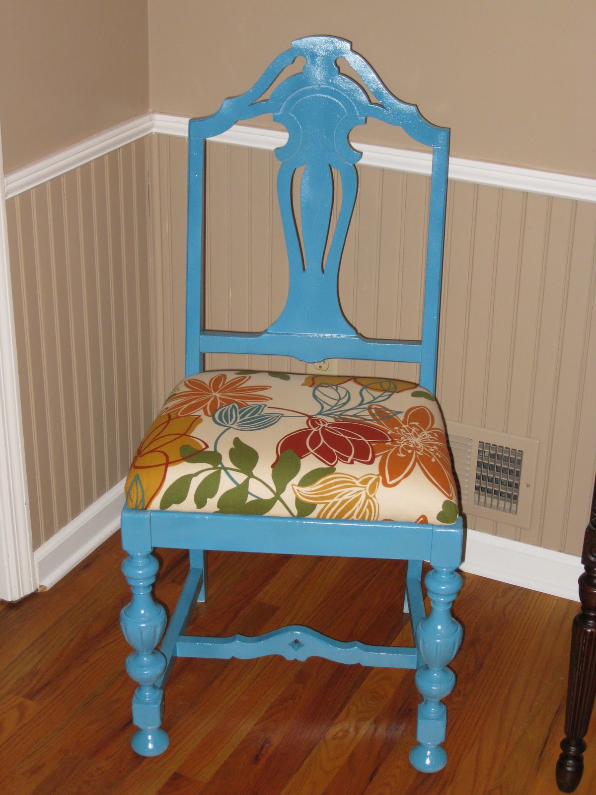 Between the Rafters: Old Blue Chair