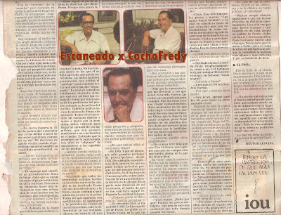 Reportaje del año 82 a Hugo del Carril, Diario de 1982