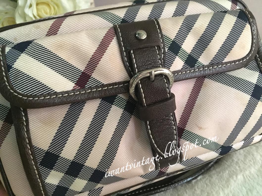 burberry purse blue label