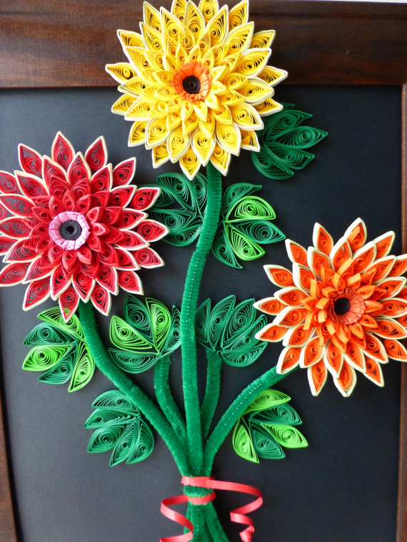Quilling Flower Bouquet Designs 2015 Quilling designs