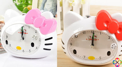 Đánh thức giấc mơ buổi sáng với đồng hồ báo thức Hello Kitty Baothuc6
