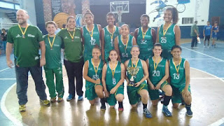 Instituto Mangueira do Futuro Campeão Estadual Infantil Feminino de Basquetebol de 2015