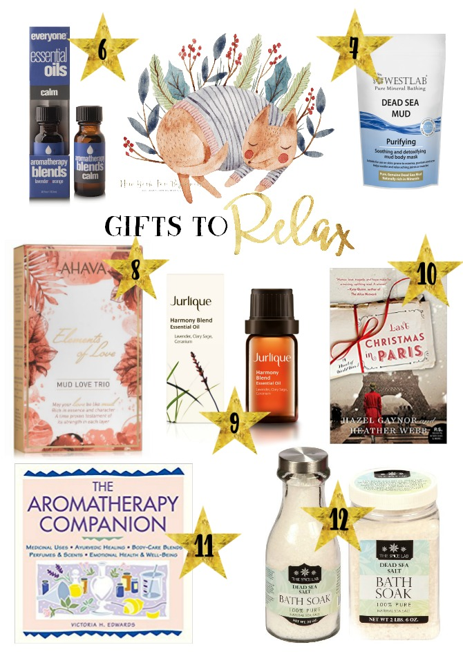 Holiday gift ideas to relax and relieve stress